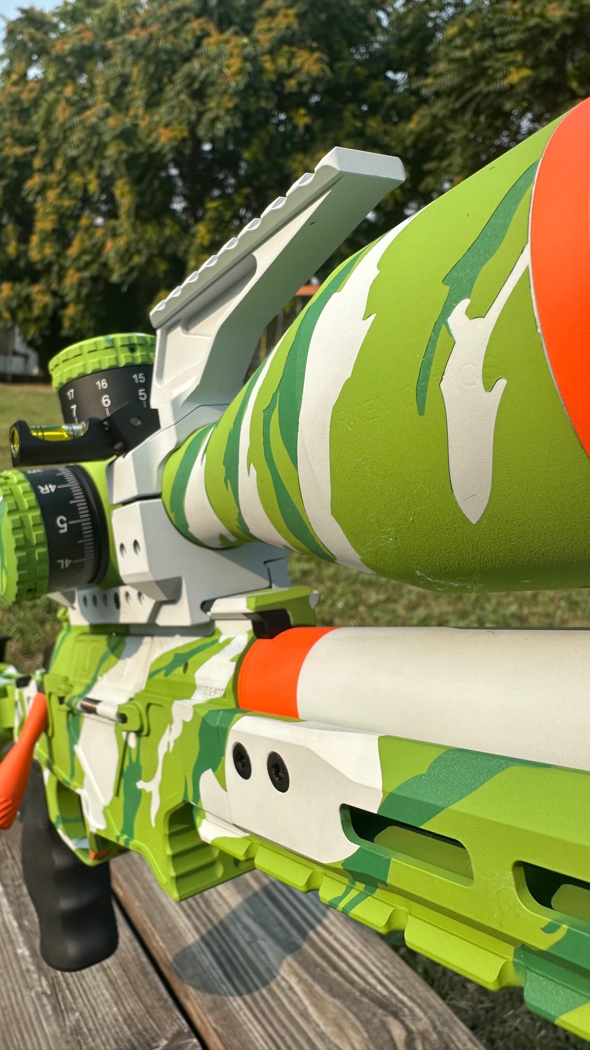 Behind every custom finish is a process most people never see.

Hidden White. Squatch Green. Zombie Green. Hunter Orange.

Four colors. One vision.

From prep work and masking to the final cure, every step matters.

This is what goes into creating a one-of-one build.

Welcome to Second Sons. 

#secondsonscerakote #Cerakote #TigerStripe #PrecisionRifle #cerakote CustomCerakote